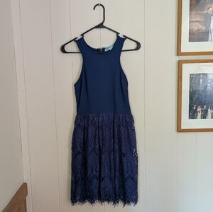 Francesca's blue mini dress